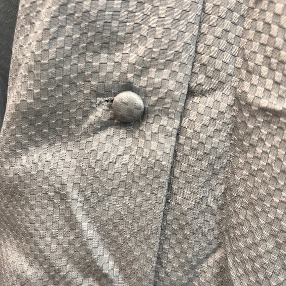 NEW Treesha Silk Sleep Shirt Blue Loungewear Sz M - Picture 12 of 12